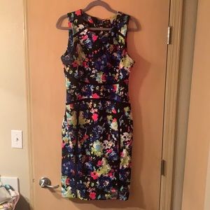 Floral body con dress